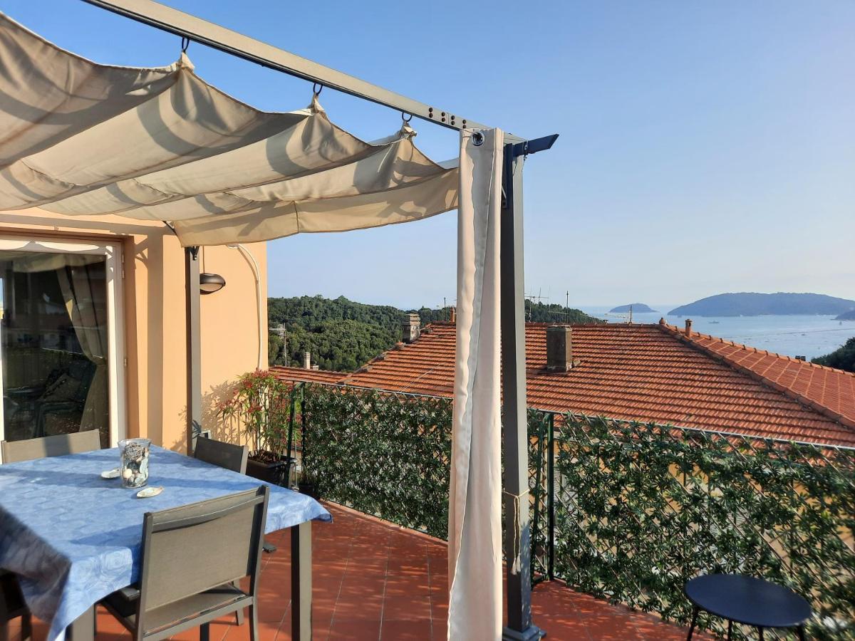 La Terrazza Sul Golfo Dei Poeti Con Vista Mare Apartment Pitelli Exterior foto