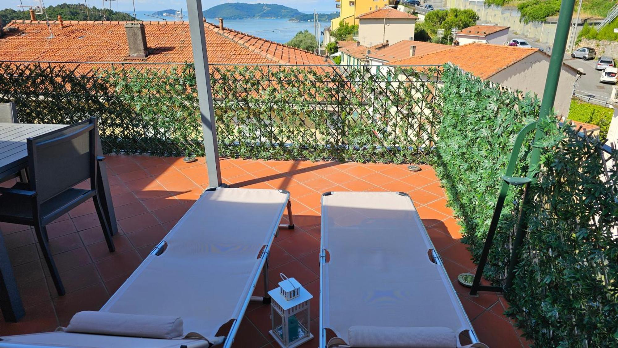 La Terrazza Sul Golfo Dei Poeti Con Vista Mare Apartment Pitelli Exterior foto